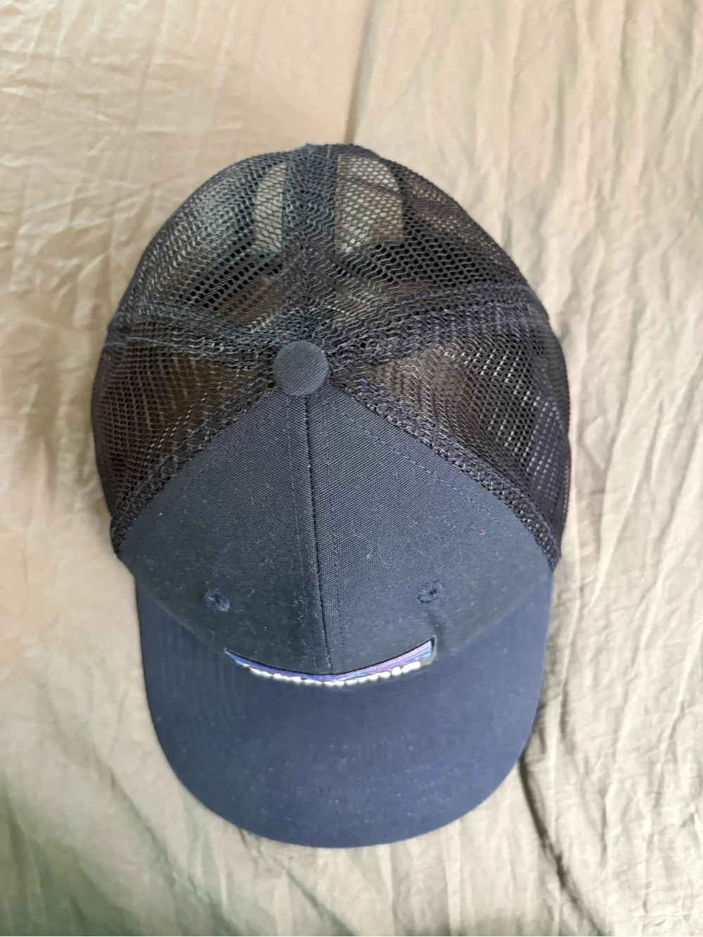 Patagonia Six Panel Logo Trucker Snapback Hat. OS.